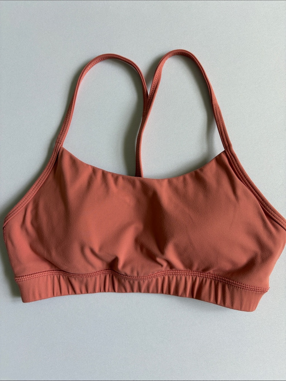 Free Spirit Dusty Coral Strappy Sports Bralette